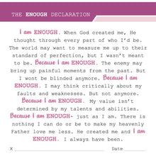 Load image into Gallery viewer, I AM ENOUGH BRACELET