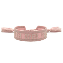 Load image into Gallery viewer, FAITH OVER FEAR Bracelet-Pink
