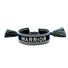 Load image into Gallery viewer, WARRIOR Friendship Bracelet- Navy
