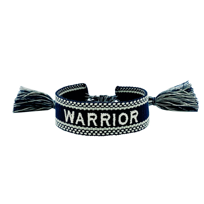 WARRIOR Friendship Bracelet- Navy